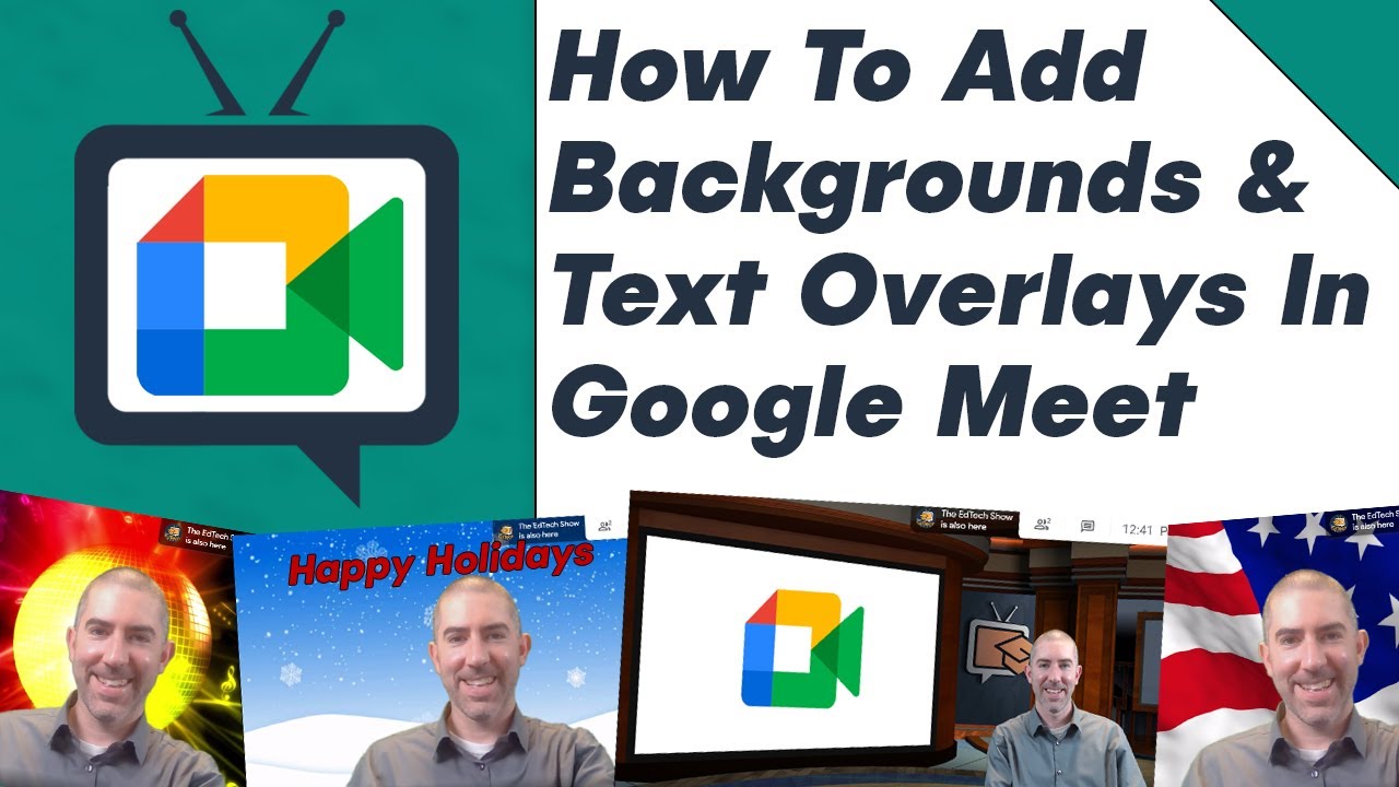 How To Add Background Image In Google Meet (Create Custom Images & Text -  Google Meet Tricks) - YouTube