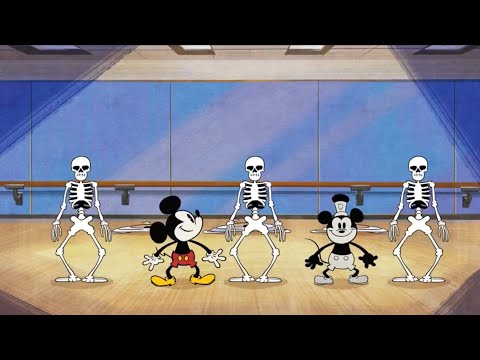 Mickey and Skeleton Dance - The Wonderful World Of Mickey Mouse - Steaboat Billy