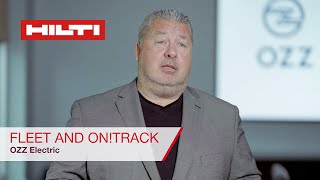 Hilti Tool Fleet Management and ON!Track Asset Management testimonial from Ozz Electric