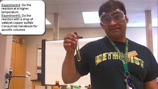 CHEM 1520L  Experiment 004 Rates of Reaction