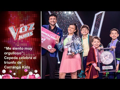 Carranga Kids le dedica su triunfo en la Final de La Voz Kids a su abuelo: "es en honor a él"