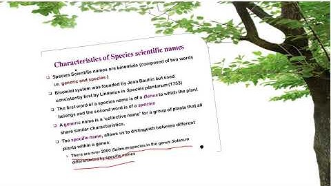 Brief Introduction to Nomenclature Lecture No  3