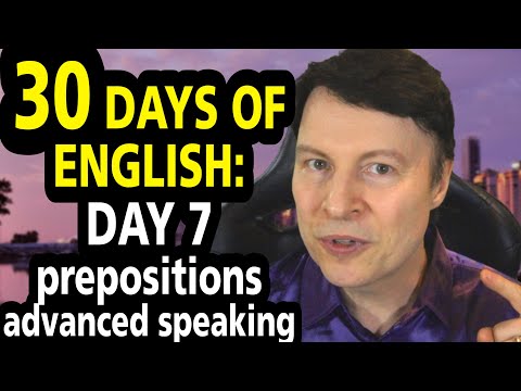 ⭐⭐⭐⭐⭐DO YOU MAKE THESE MISTAKES? IN?ON? AT? FOR? | Learn English for 30 days | Lesson 7 |