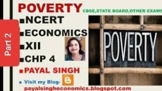 POVERTY#2 NCERT XII ECONOMICS