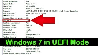 How to Install Windows 7 in UEFI Mode (Complete Tutorial)