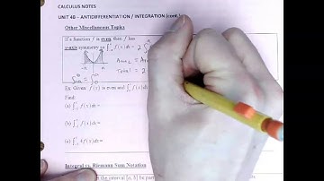 Calculus: Even and Odd Integrals