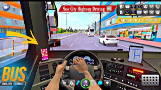 New City Highway Driving 🚍 | Bus simulator ultimate | Euro coach bus sim -🗓️Day 110 -🚍 Bus driving screenshot 5