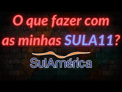 O que fazer com SULA11 - Sul América - Comprada pela Rede D'or