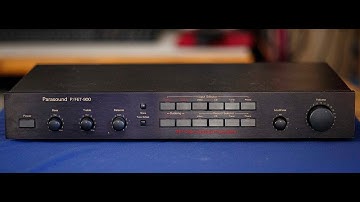 Using a QuantAsylum QA40x to measure a Parasound P/FET-900 Preamp- Vintage Audio Review Episode #162