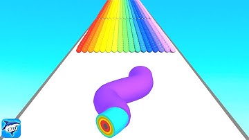 TikTok Gameplay Video 2023 - Satisfying Mobile Game Max Levels: Layers Roll Max Update 2048 Game