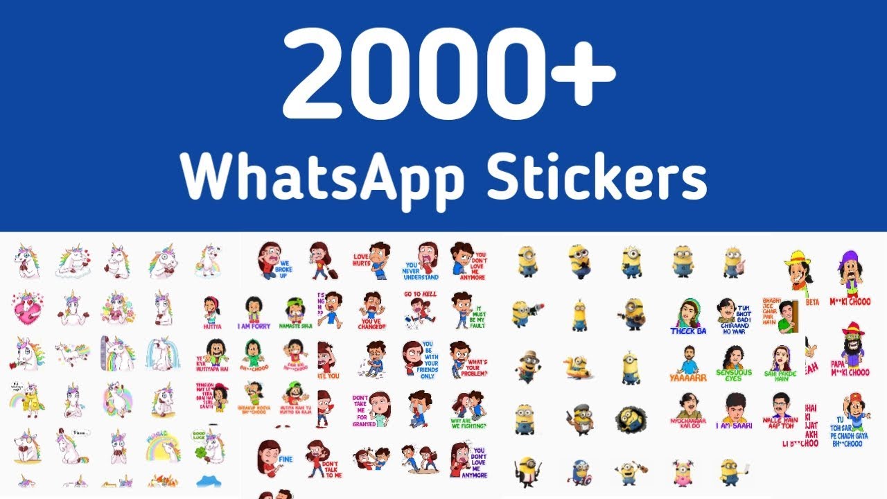 7 Best  WhatsApp  Stickers  Apps  2000 High Quality 
