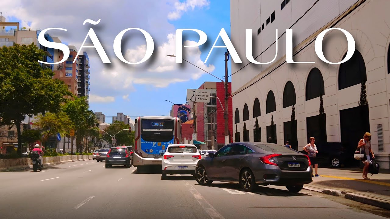 🇧🇷 Marginal Tietê Até Indianópolis • São Paulo 4K