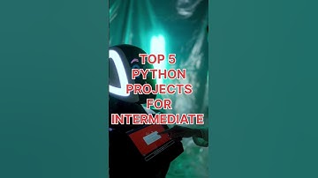 Top 5 Python Projects For Intermediate #python #pythonprojects #coding #learnpython #pythontips