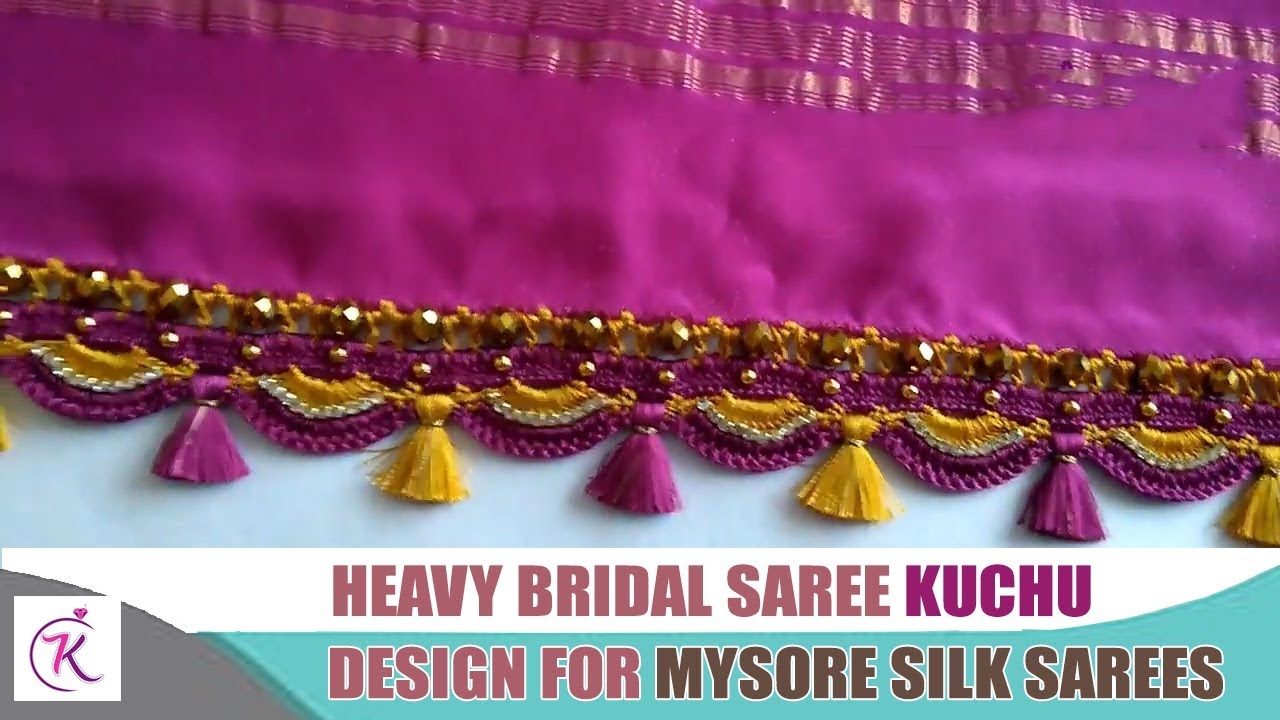 Easy & Pretty Saree Kuchu - High and Low Design Best For Temple Border  Pattu Sarees | sari, temple, design | Easy & Pretty Saree Kuchu - High and  Low Design Best