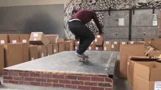 Daewon Song, 180 double heel flip fakie manual 360 truck twist?!