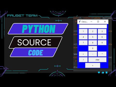 how to lern calculator python source code