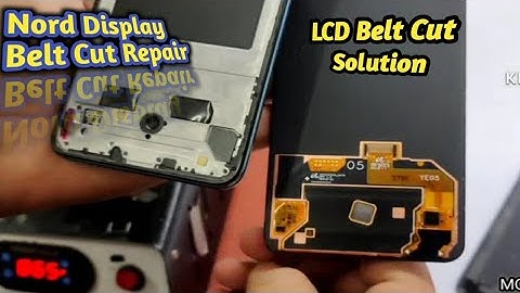 OnePlus Nord 2 Display Flex Cut Solution. How To Fix Display Belt On ZJWY EN 580 Machine.