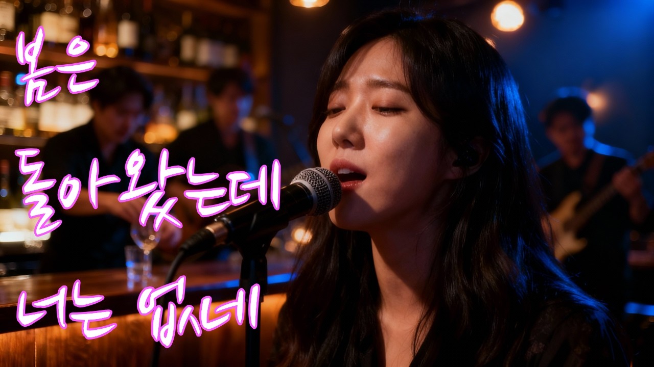 봄은 돌아왔는데 너는 없네 | 꽃비가 내려 | Late Night Cherry Blossom Jazz l jazz 2601