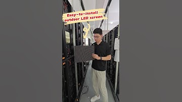 LED module with handles — serious boost in installation efficiency! #yuchip #ledscreen #leddisplay