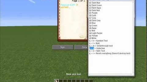How to have a Color Text in Book and Quill