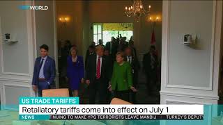 Canada hits back at US with tariffs on metals, bourbon & orange juice
