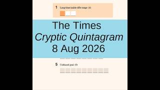 The Times Cryptic Quintagram 2641