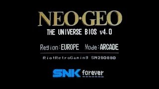 Custom 'Riot Retro Gaming' Unibios 4.0 (NEO GEO Emulator Test)