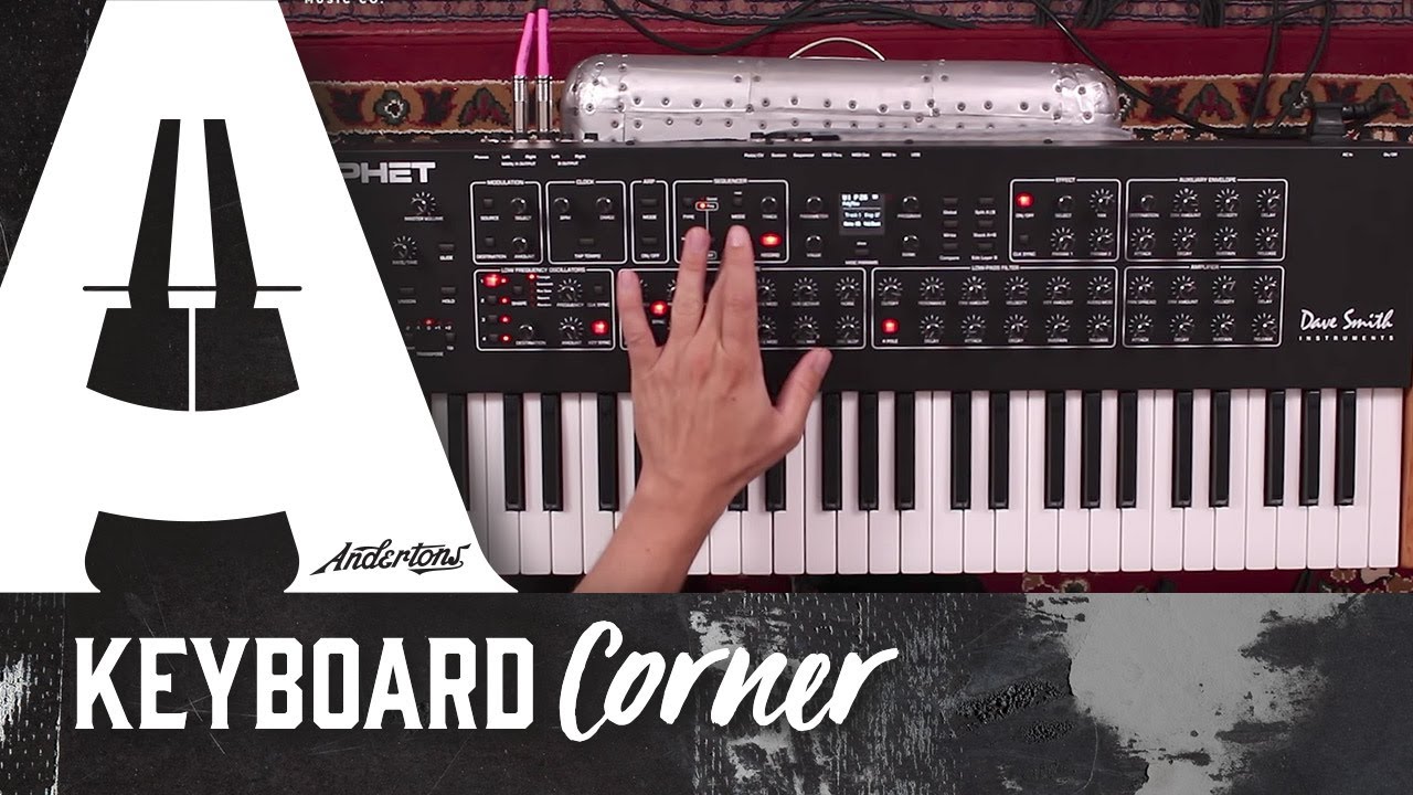 The Mighty Dave Smith Prophet Rev2 - Keyboard Corner - YouTube