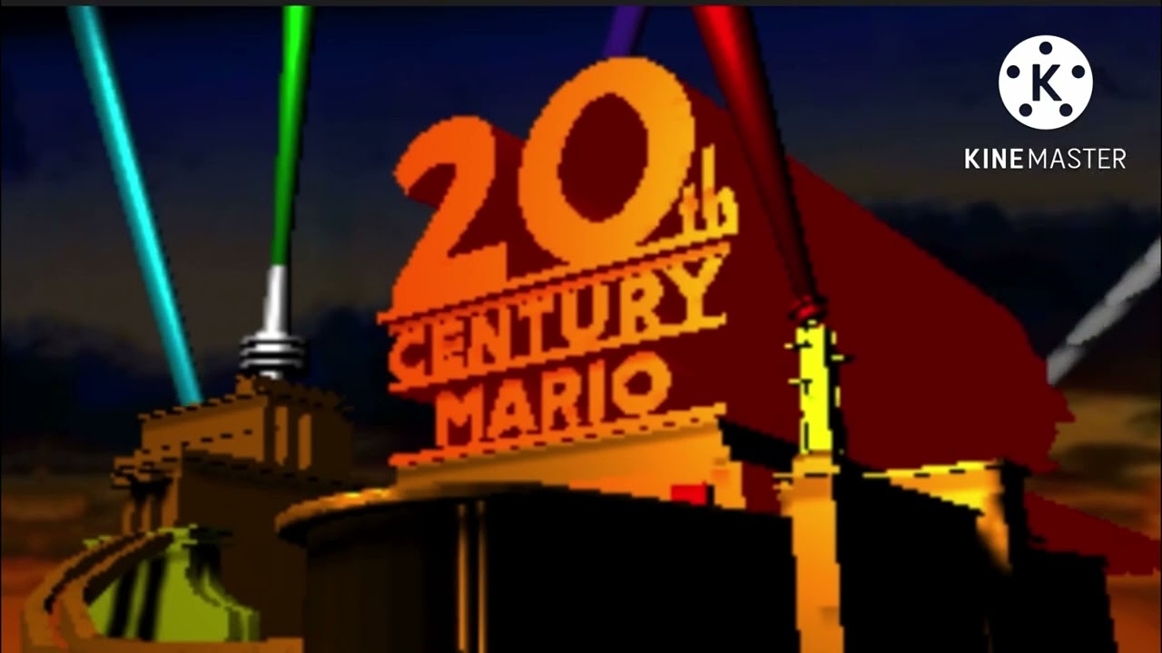 20th century fox logo but its animated mario