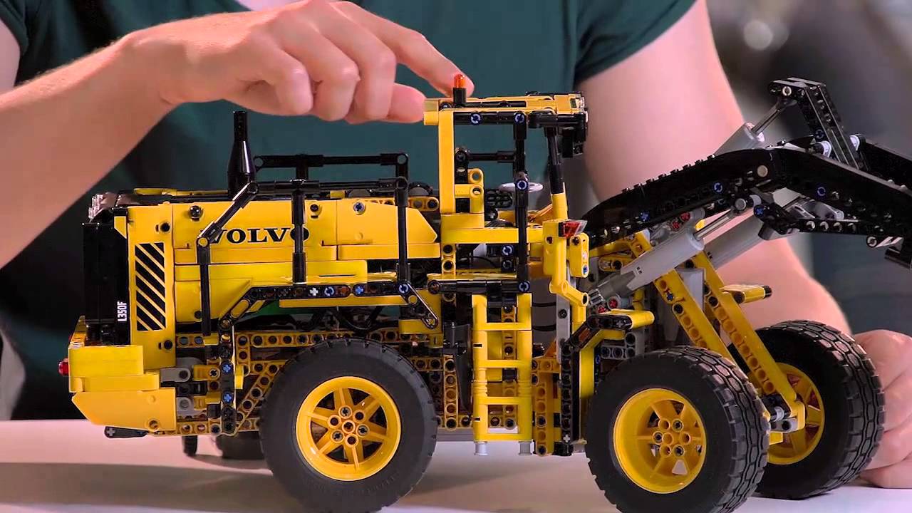 majority Diacritical Perth Blackborough RC VOLVO L350F Wheel Loader - LEGO Technic - Designer Video - YouTube