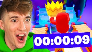 REACTING TO THE FASTEST FALL GUYS SPEEDRUNS 4!