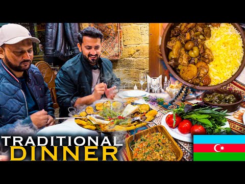 First Dinner in Baku, First Impressions of Azerbaijan | Azerbaijanian Traditional Food