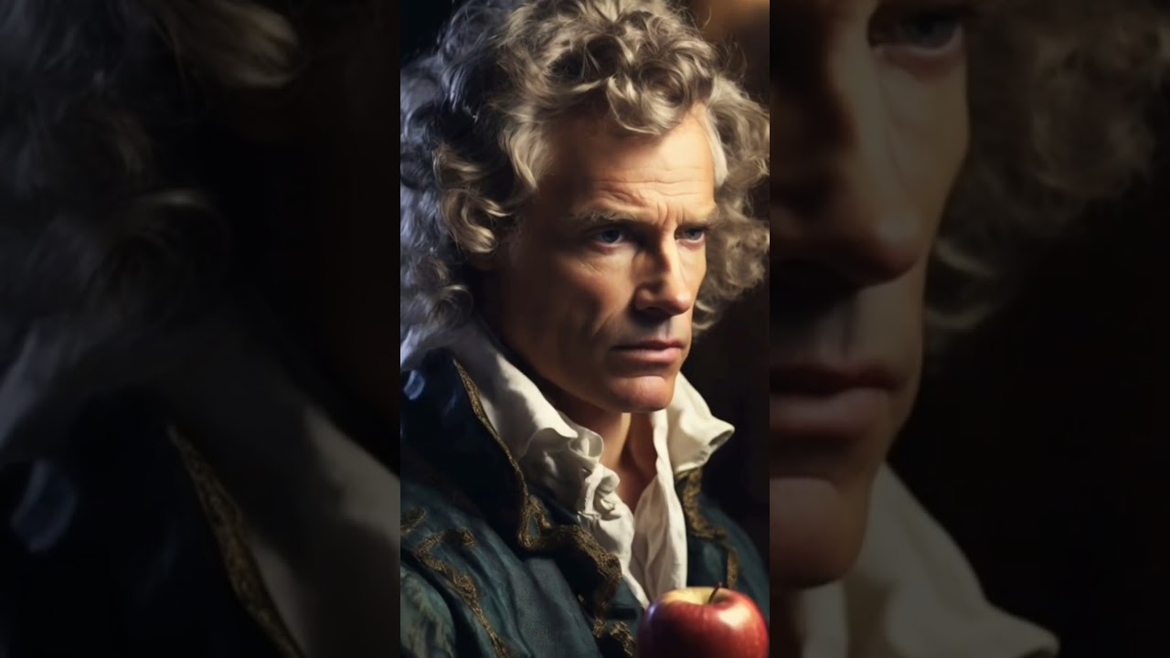 "Newton and the Falling Apple 🍏 | The Discovery of Gravity 🌍✨"