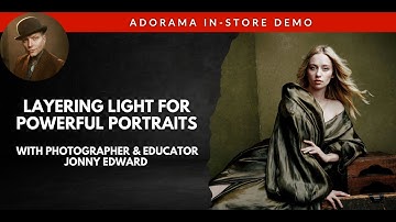 Layering Light for Powerful Portraits with Photographer Jonny Edward | Live Photography Demo