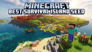 PERFECT Survival Island Village Seed! With Dappled Forest [Minecraft Java] screenshot 4