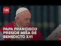 Funeral de Benedicto XVI; Papa Francisco inicia misa - Las Noticias