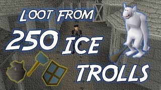 Loot From 250 Ice Trolls - OSRS Money Making