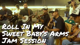 Video thumbnail of "Roll In My Sweet Baby’s Arms - Bluegrass Jam Session"
