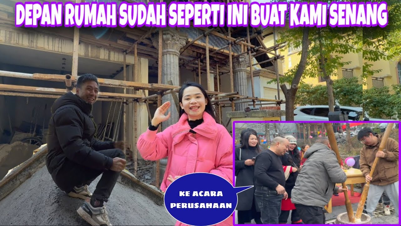 SEKELUARGA DI UNDANG KE ACARA INI LANJUT LIHAT PERKEMBANGAN RENOVASI RUMAH, DEPANNYA SUDAH MAU JADI 
