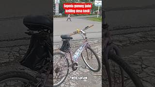 Famous Simple Living: Cycling in a Small Village on a Favorite Vintage Mountain Bike Wealth