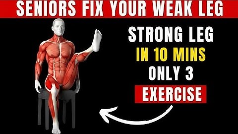 Over 60? Your Legs Are Getting Weaker — Fix It With These 3 Exercises | Senior Health Tips