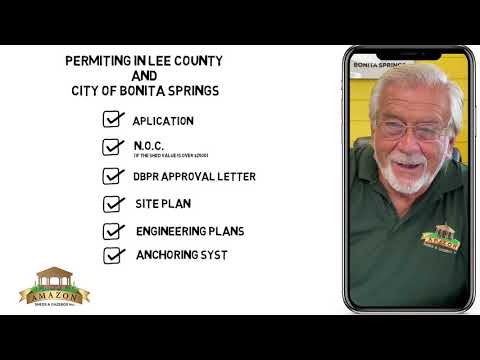 Shed permit lee county and Bonita Springs
