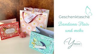 Geschenktasche Bandana Flair und mehr - Mit Rat und Tat dabei | Selber basteln macht mehr Spaß