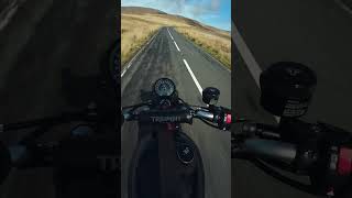 Crash avoidance😎🙈 was i lucky??? Or was its skill??? #pov #motorcycle #triumph #moto #crash #luck