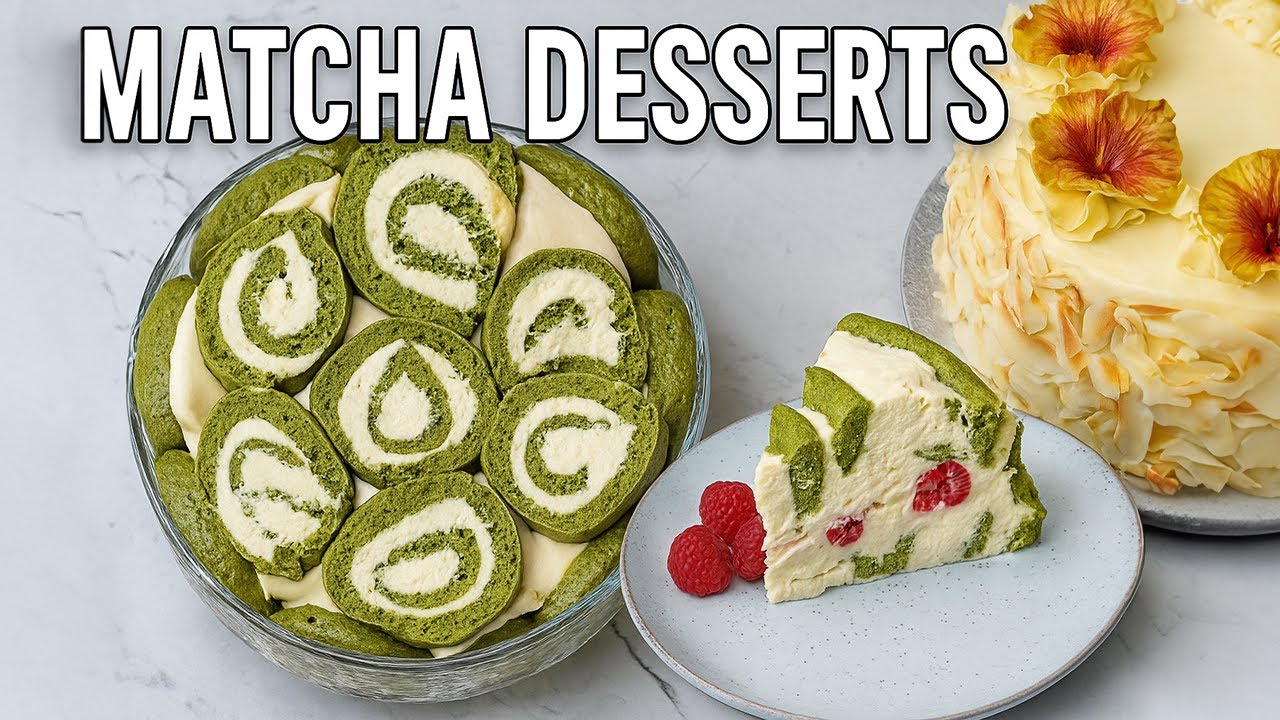 Matcha Desserts You NEED to Try 💚
