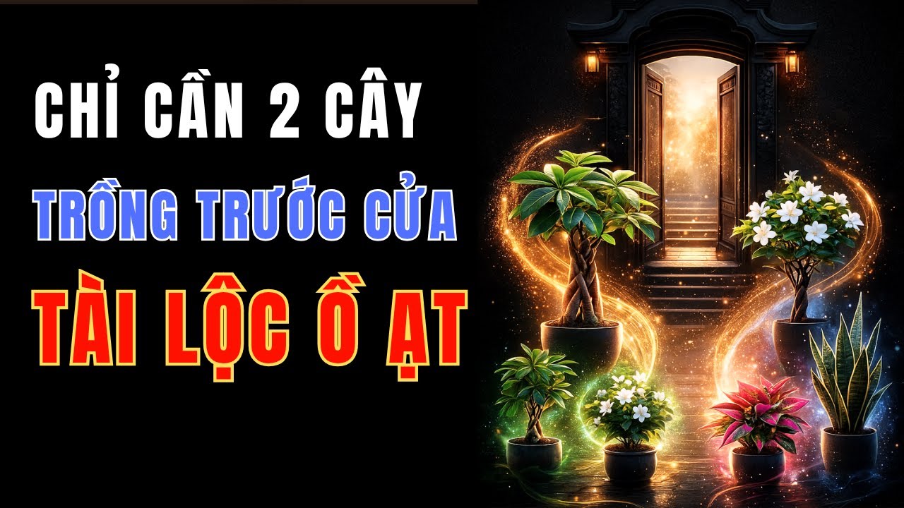 Trước nhà trồng 2 trên 5 cây này, giàu cả đời – 5 cây phong thủy khiến vận mệnh rực sáng