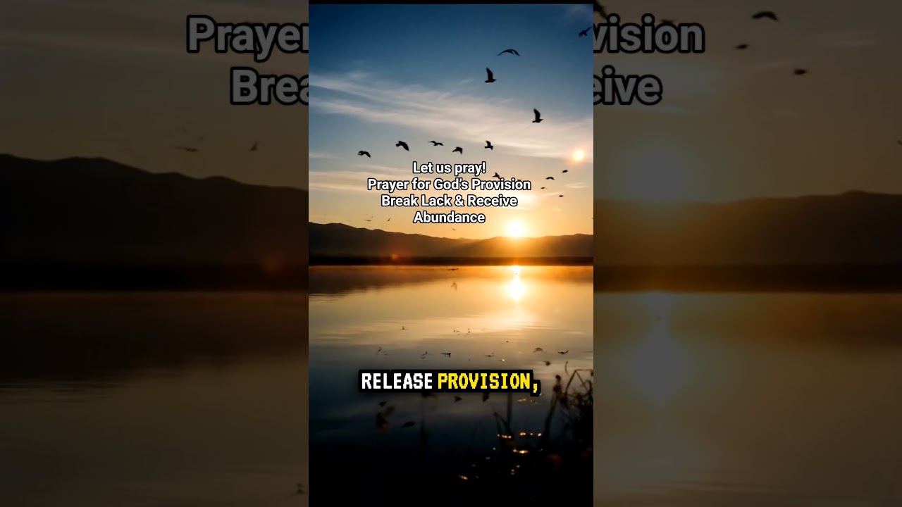 Prayer for God’s Provision 🙏 | Break Lack & Receive Abundance