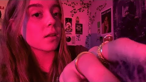 my first asmr video!! rambling & triggers