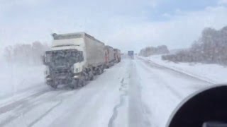 Дальнобой. Сибирь(Приятного Просмотра. Рейс: Москва - Уфа - Екатеринбург - Омск - Новосибирск - Барнаул - Москва Груз: Заморожен..., 2016-03-30T08:14:47.000Z)