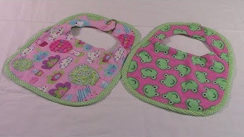 DIY Baby Bibs Tutorial | The Sewing Room Channel
